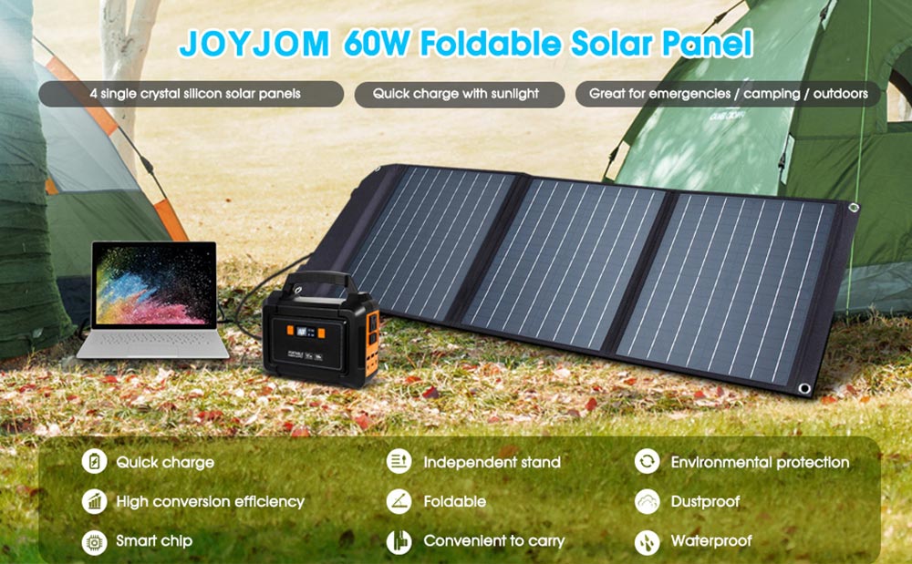 foldable solar panel kit suitcase
