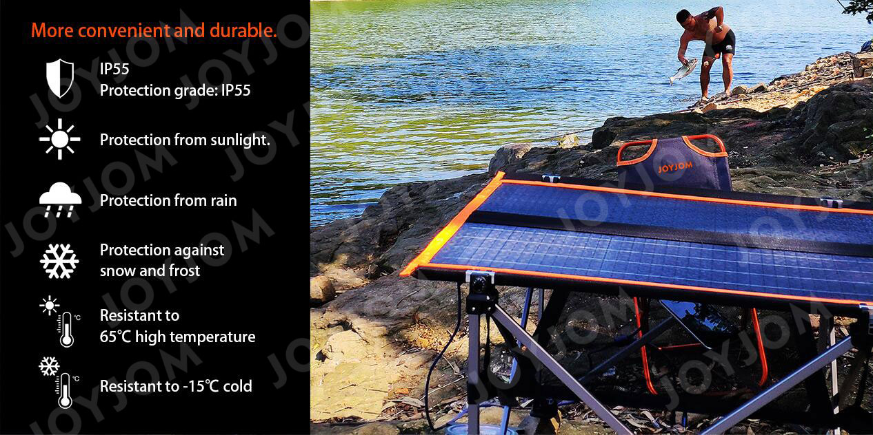 Portable Solar Outdoor Hiking Table