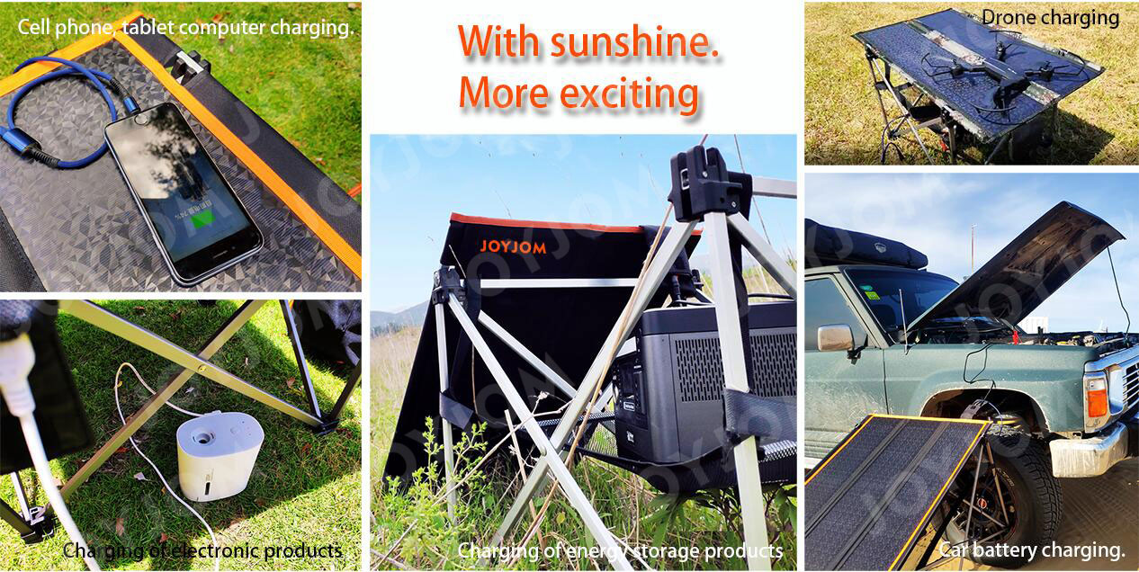 Portable Solar Outdoor Hiking Table